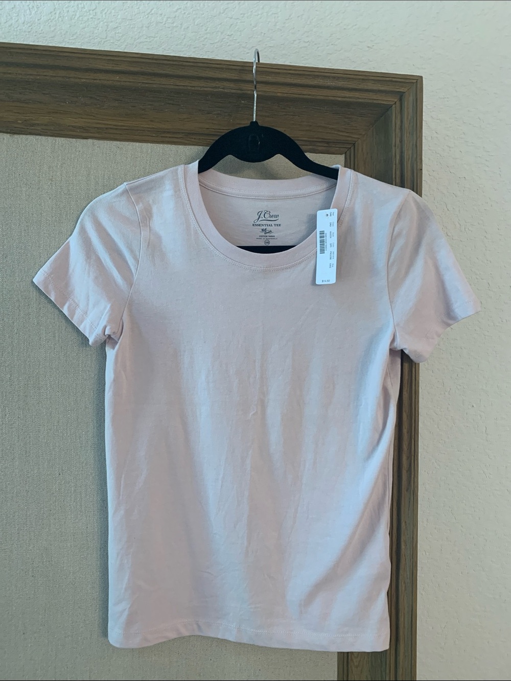 J. Crew Classic Short-Sleeve Tee in Light Pink
